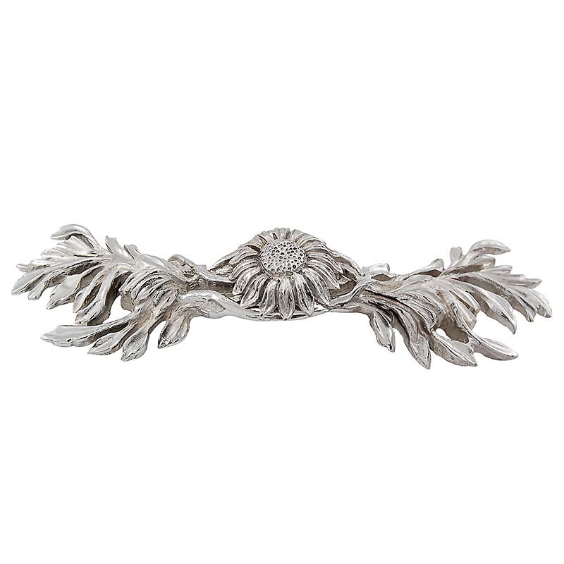 3" Centers Sunflower Pull in Polished Nickel