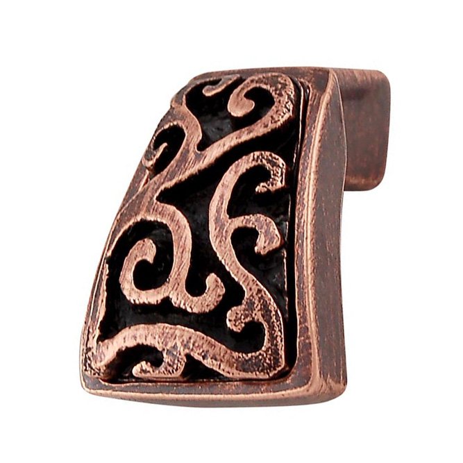 Finger Pull in Antique Copper