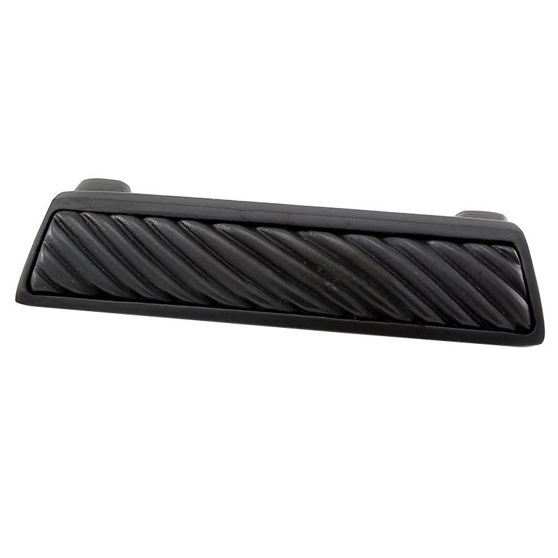 3" Centers Wavy Lines Cup Pull in Oil Rubbed Bronze