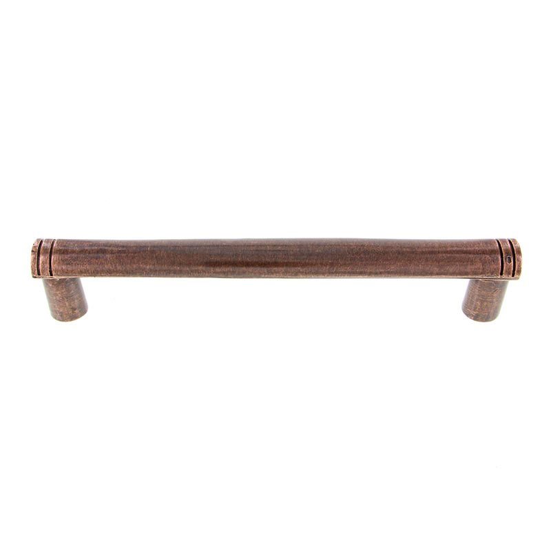 Oversized Subzero Style Pulls Archimedes Handle - 9" Centers in Antique Copper