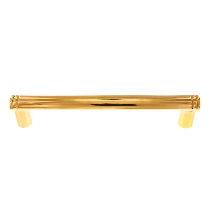Oversized Subzero Style Pulls Archimedes Handle - 9" Centers in Polished Gold