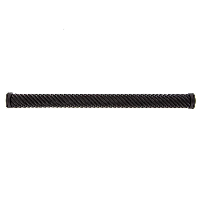 12" Centers Wavy Lines Oversized Pull in Oil Rubbed Bronze