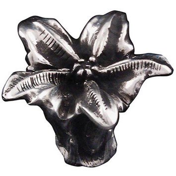 1 1/2" Lily Knob in Antique Silver