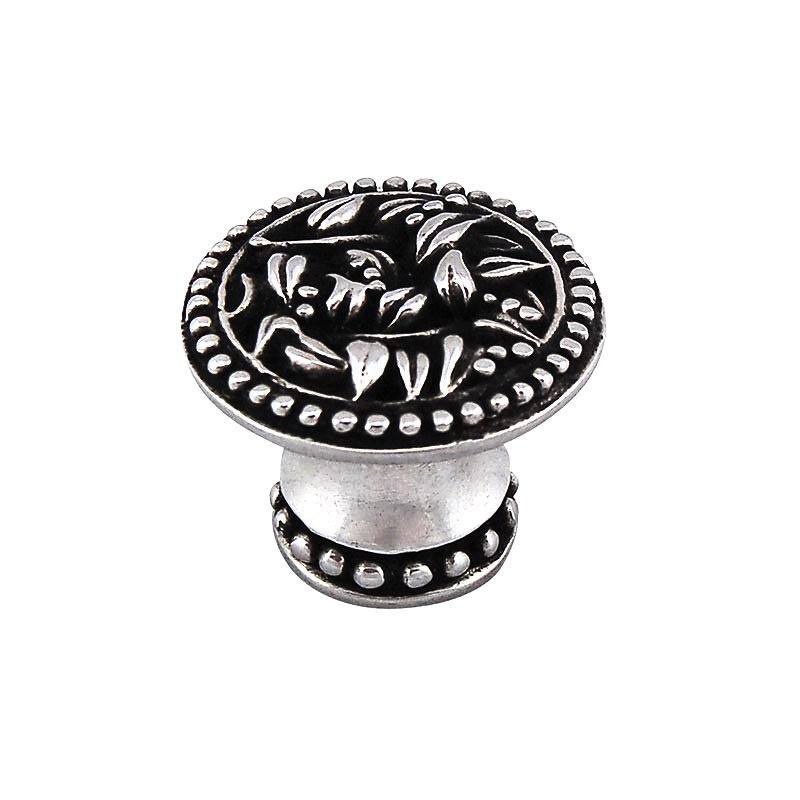 1" Knob with Small Base in Vintage Pewter