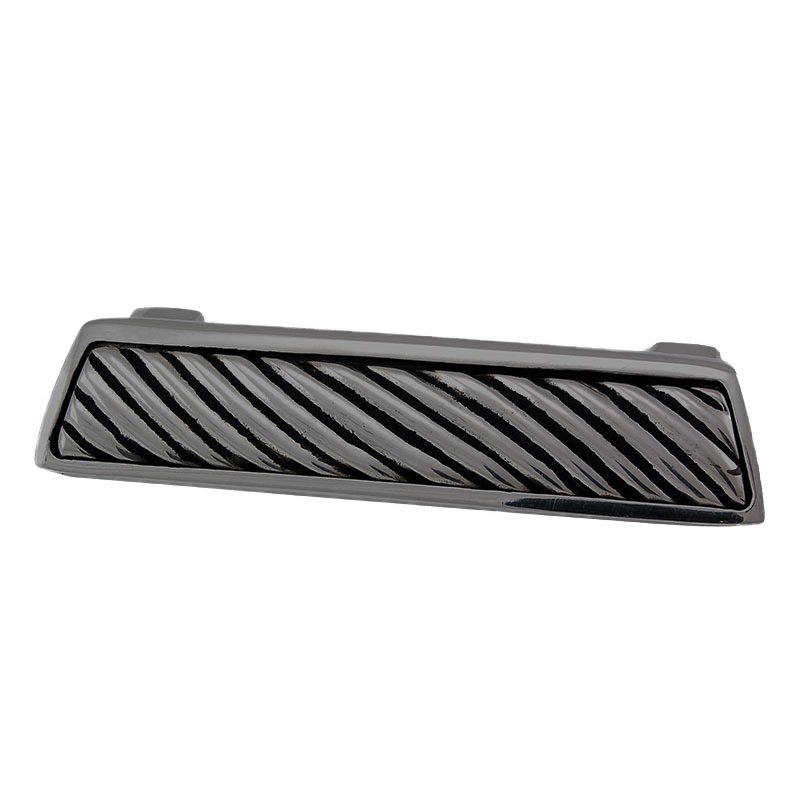 3" Centers Wavy Lines Cup Pull in Gunmetal