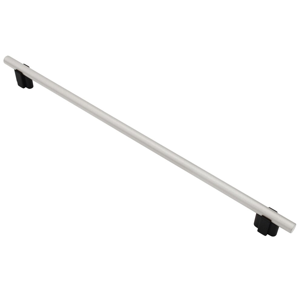Smooth 320mm Centers Bar Pull in Matte Black/Matte White