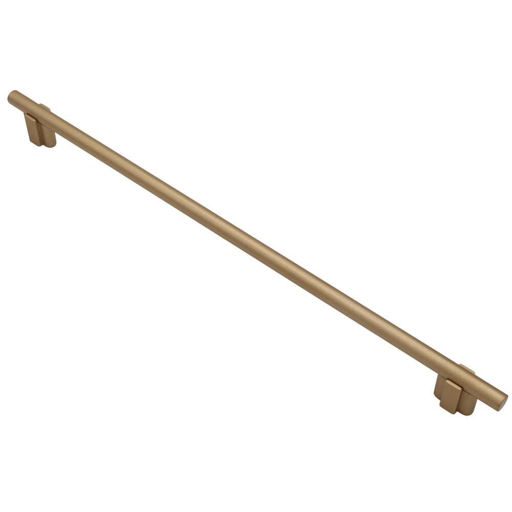 Smooth 320mm Centers Bar Pull in Satin Brass