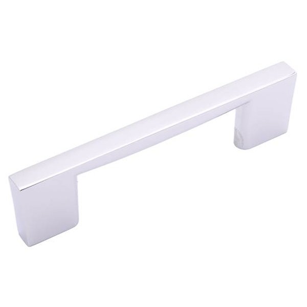 3-3/4" Centers Standard Cabinet Pull in Bright Chrome