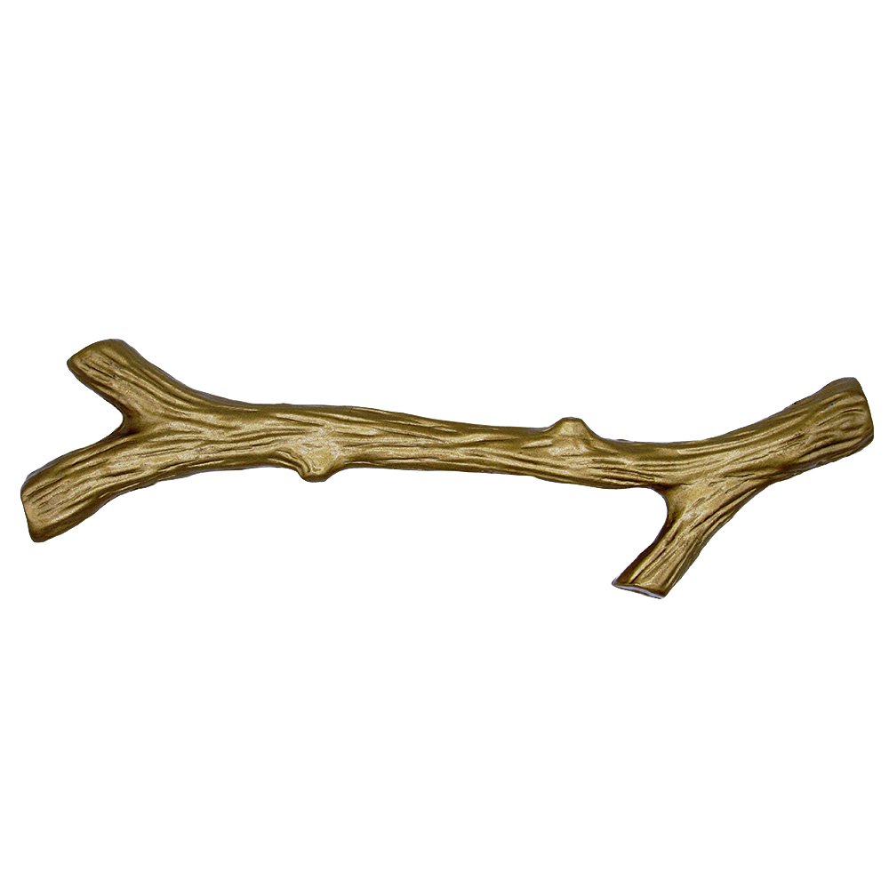 Large 6" Centers Twig Pull in Lux Gold