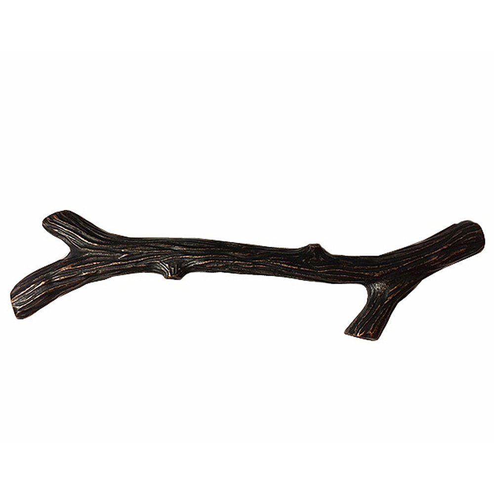 Large 6" Centers Twig Pull in Tumbled Oil Rubbed Bronze