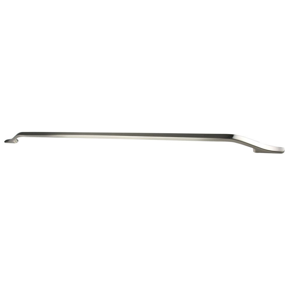 17 5/8" (448mm) Centers Elongated Handle in Brushed Nickel