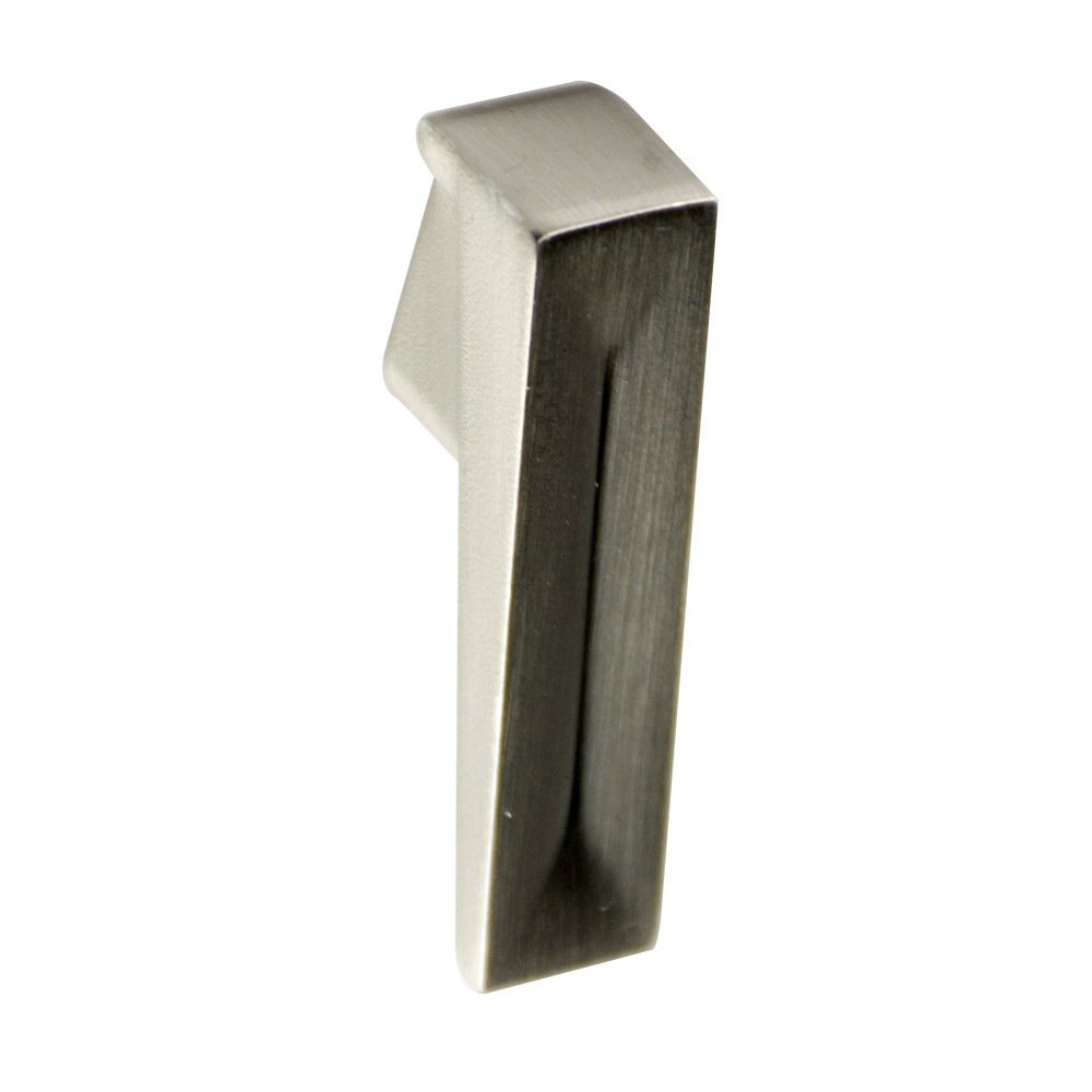3/32" (10mm) Centers Finger Pull in Brushed Nickel