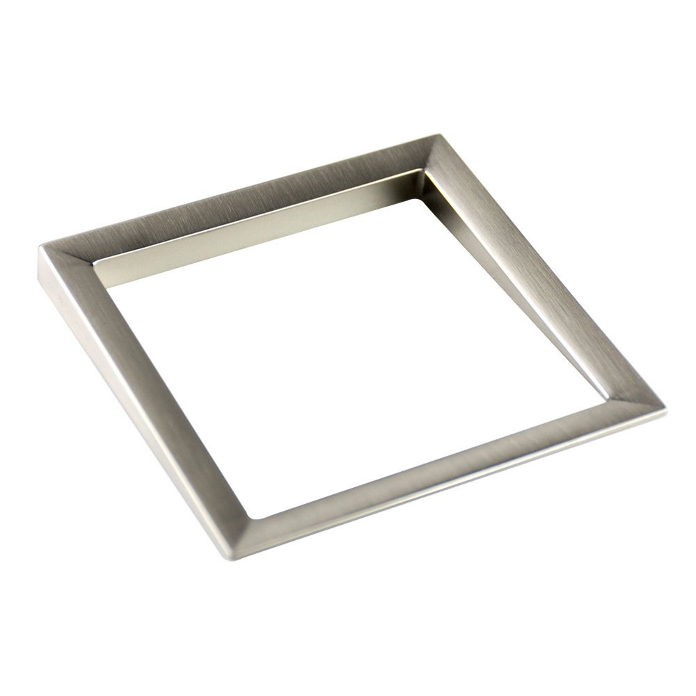 2 1/2" (64mm) Centers Square Pull in Brushed Nickel
