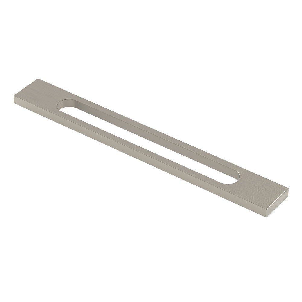 8 13/16"(224mm) Centers Slim Face Pull with Cutout in Brushed Nickel