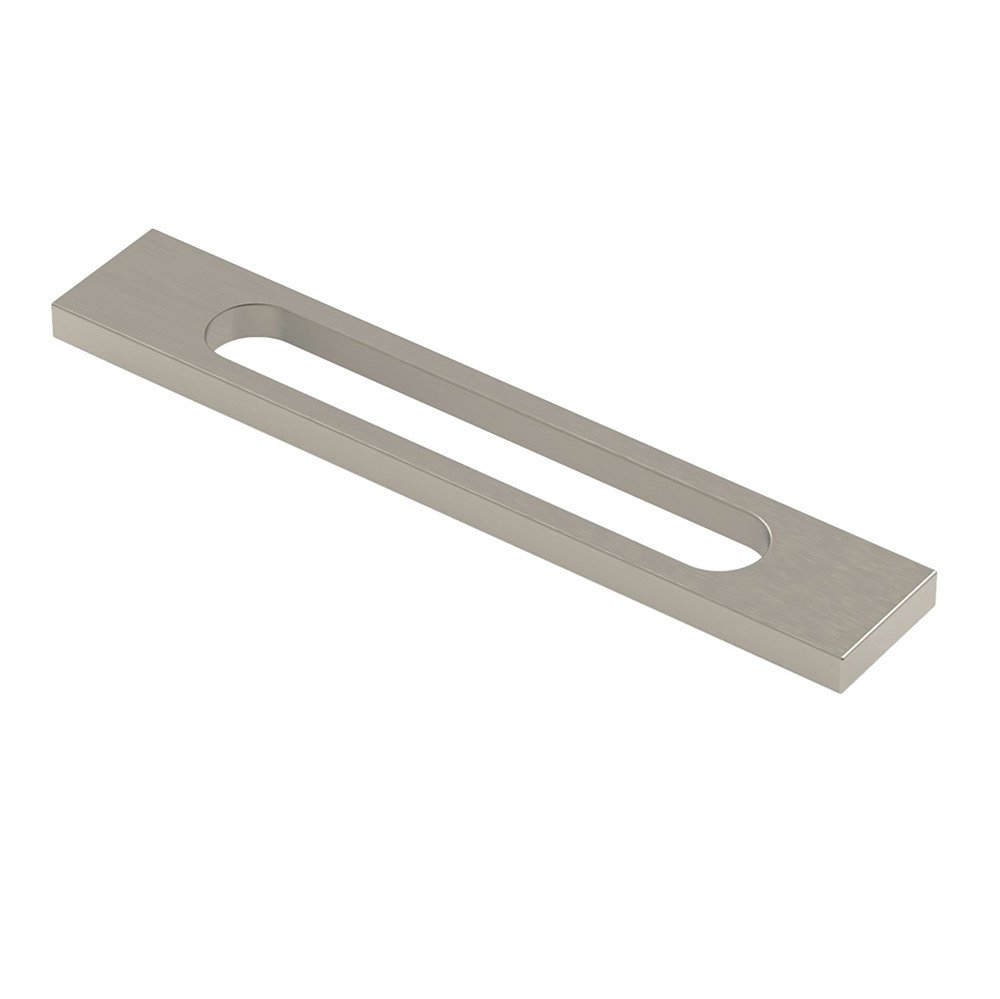 6 5/16" (160mm) Centers Slim Face Pull with Cutout in Brushed Nickel