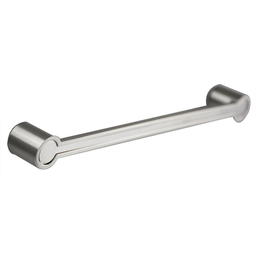 6 1/4" (164mm) Centers Round Post Handle in Brushed Nickel