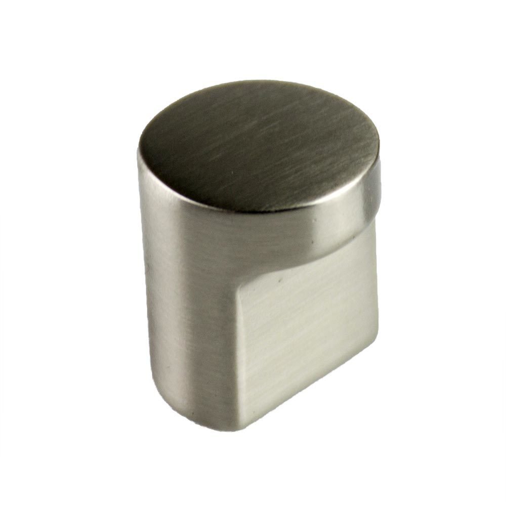 5/8" Round Small Knob in Brushed Nickel