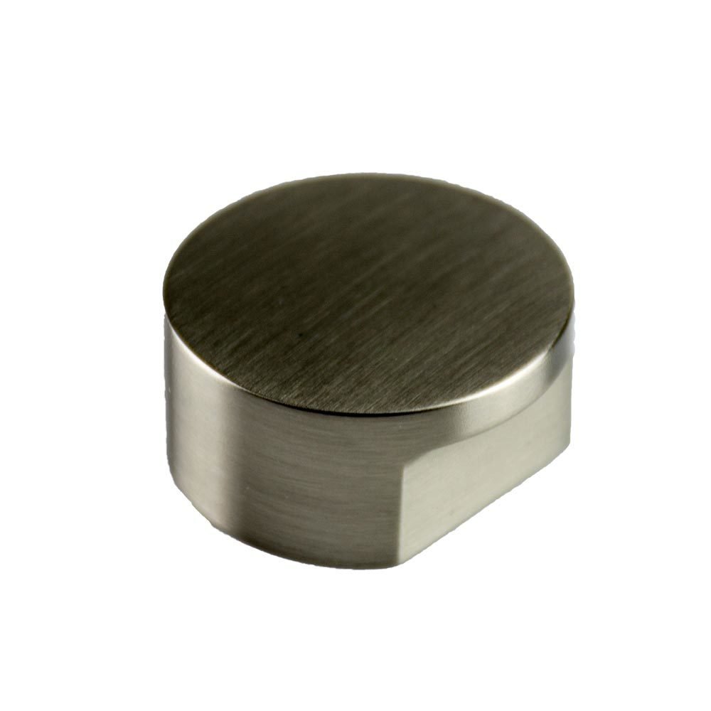1 3/16" (30mm) Centers Round Face Pull in Brushed Nickel