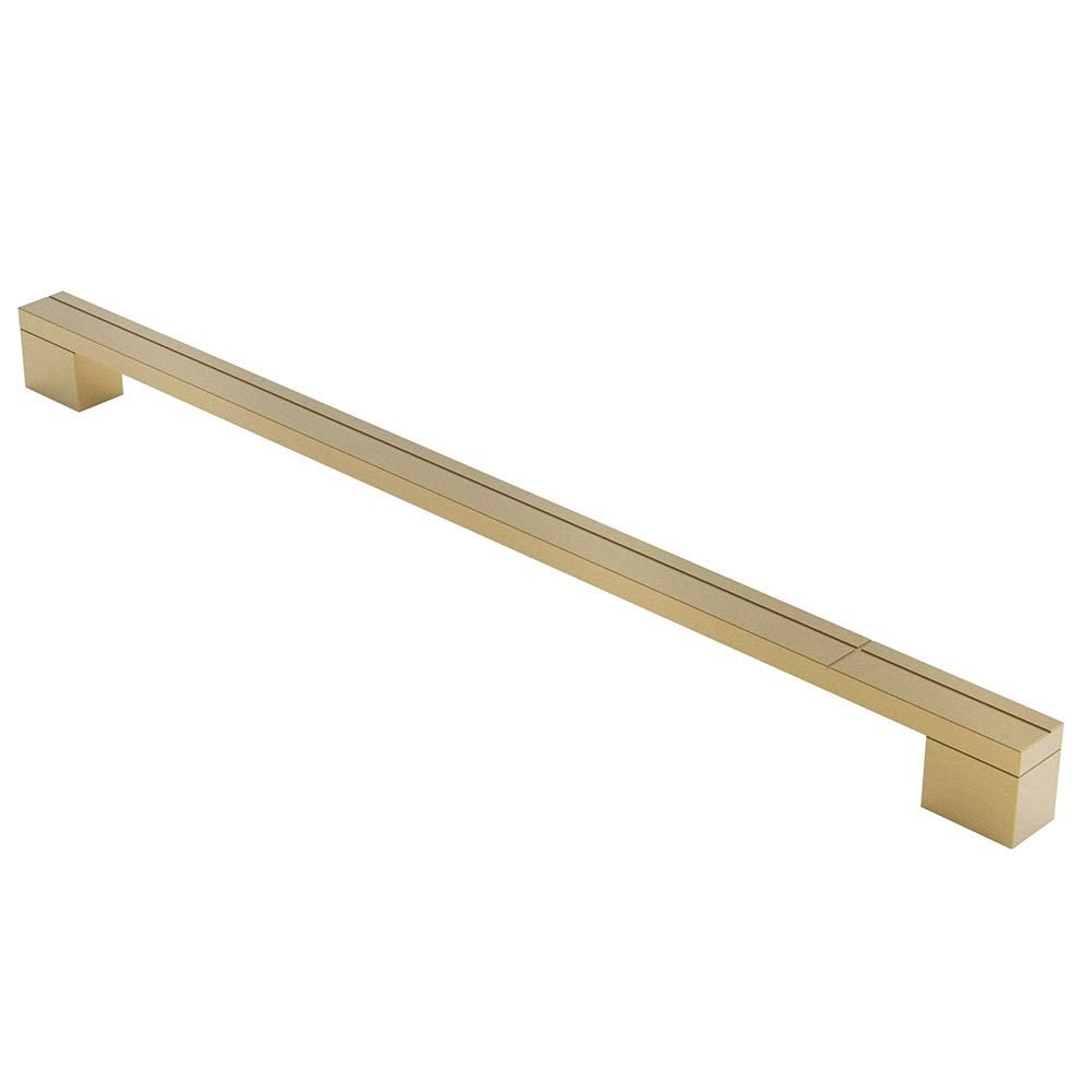 12 5/8" (320mm) Centers Square Pull in Champagne Bronze