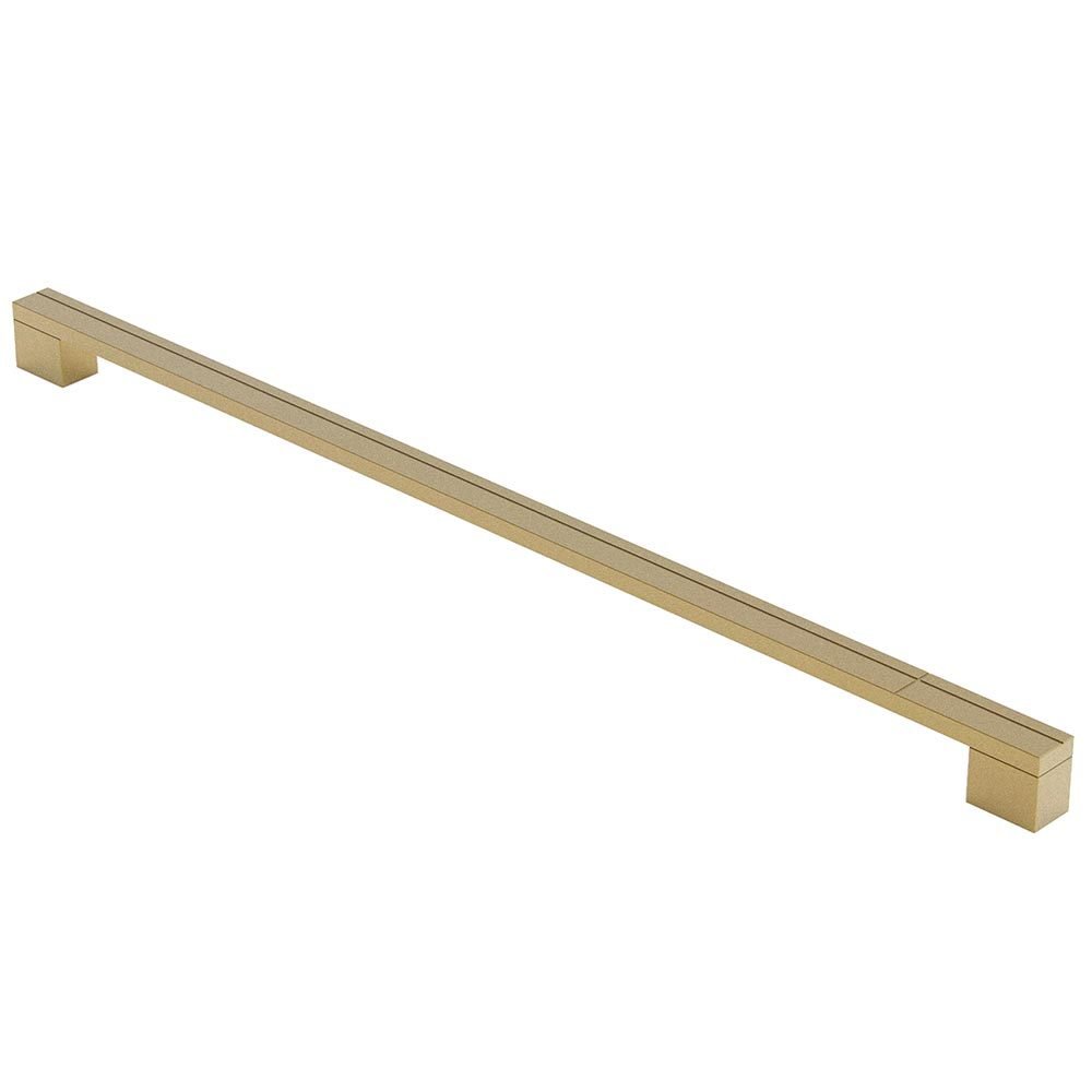 16 3/8" (416mm) Centers Square Pull in Champagne Bronze