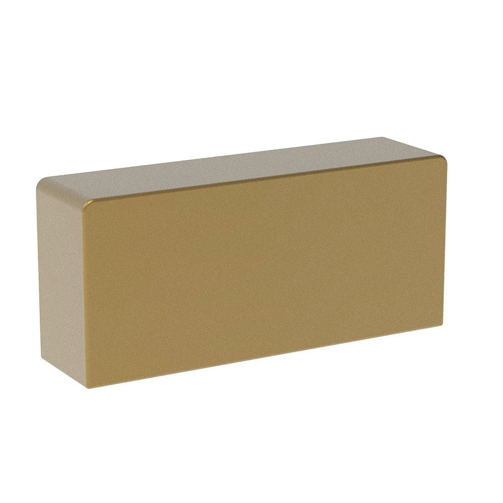 1 7/8" (48mm) Centers Square Pull in Champagne Bronze