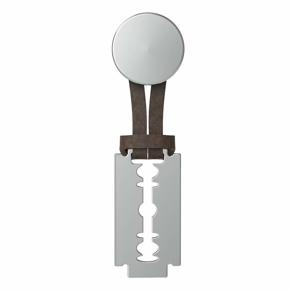 3/8" (10mm) Centers Gales Pendant Pull in Chrome