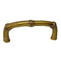A62928AB 1 1/8" Antique Brass Triangle Top Cabinet Drawer Pull Knob