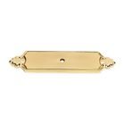 Solid Brass 4 1/4" Backplate in Polished Brass