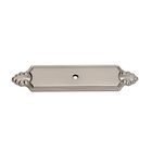 Solid Brass 4 1/4" Backplate in Satin Nickel