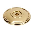 Solid Brass 1 3/8" Rosette in Unlacquered Brass