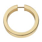 3" Round Ring in Polished Brass