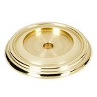 1 1/2" Knob Back Plate in Unlacquered Brass