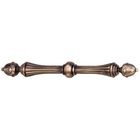 Solid Brass 4 1/2" Centers Pull in Antique English Matte