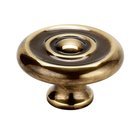 Solid Brass 1 3/4" Knob in Polished Antique