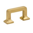 Solid Brass 1 1/2" Centers Pull in Satin Brass