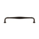 Solid Brass 12" Centers Traditional Oversized Pull in Chocolate Bronze