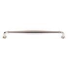 Solid Brass 18" Centers Traditional Oversized Pull in Polished Nickel