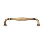 Solid Brass 8" Centers Traditional Oversized Pull in Antique English Matte