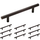 10 Pack of 5" Centers European Bar Pull in Oil Rubbed Bronze