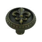 1 1/4" Diameter Knob in Bronze with Black Wash