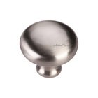 1 1/4" Round Knob in Satin Nickel