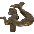 Atlas Homewares Cabinet Hardware a Right Mermaid Knob in Burnished Bronze
