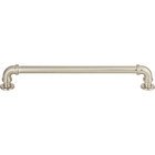 7 1/2" Centers Large Pull in Brushed Nickel