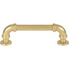 3 3/4" Centers Pull in Vintage Brass