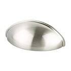 2 1/2" Centers Cup Pull in Brushed Nickel