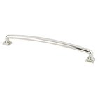 8 13/16" Centers Timeless Charm Pull in Polished Nickel