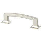 3 3/4" Centers Timeless Charm Pull in Brushed Nickel