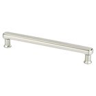 6 5/16" Centers Timeless Charm Pull in Brushed Nickel