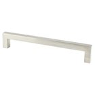 160mm Centers Square Pull in Brushed Nickel