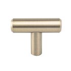 1 9/16" Long T-Bar Knob in Champagne